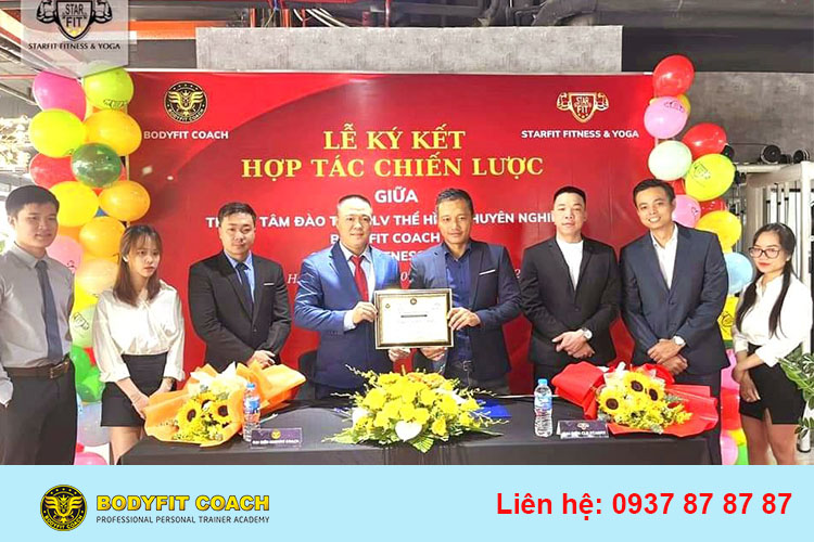 Lễ ký kết hợp tác chiến lược Bodyfit Coach và Starfit